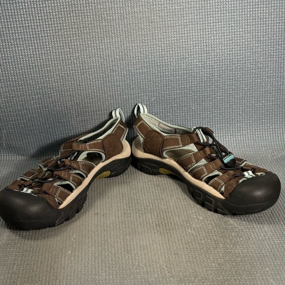 KEEN Newport H2 Brown Leather Closed Toe Sandals Women’s Size 9 - Picture 4 of 8